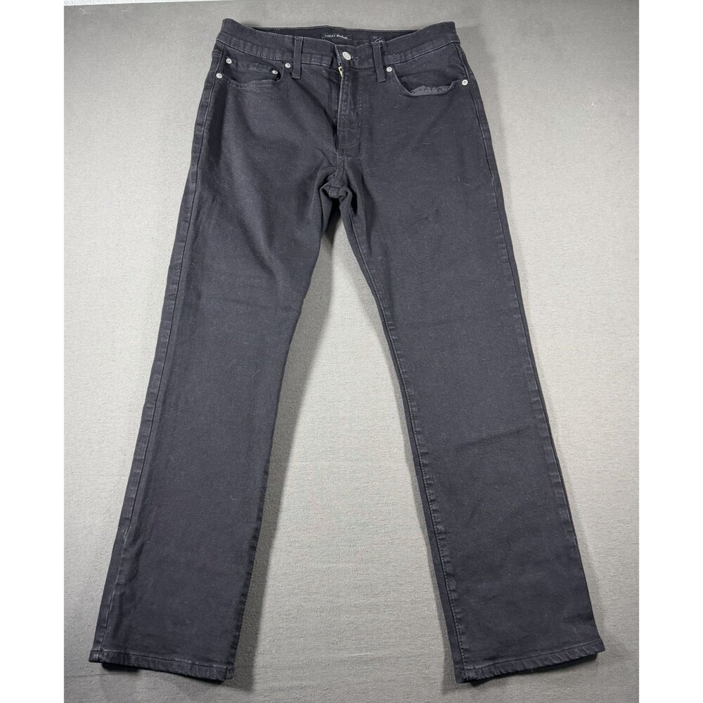 Lucky Brand Jeans Mens 31x30 Black 223 Straight Stretch Denim Pants Casual Work